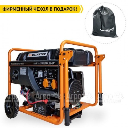 Бензогенератор Villartec GG6300 5 кВт в Челябинске