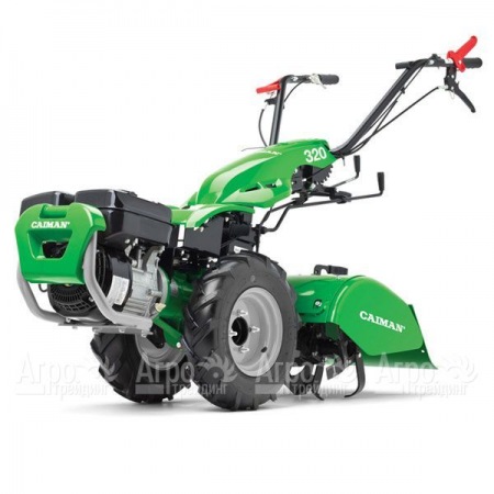 Мотоблок Caiman 320 с пневмоколесами 4x8 многофункциональный в Челябинске