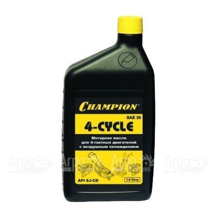 Масло минеральное Champion SAE30 1 л для 4-х тактных двигателей в Челябинске