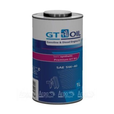 Моторное масло GT OIL 5W40, 10W30, 10 W 40, 1 л для 4-х тактных двигателей в Челябинске