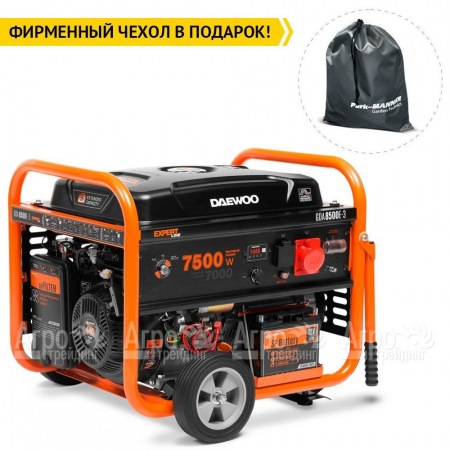 Бензогенератор Daewoo GDA 8500E-3 7 кВт в Челябинске