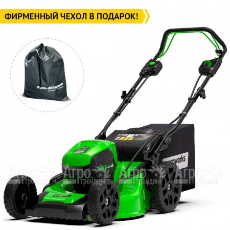 Газонокосилка аккумуляторная GreenWorks GD60LM46SP (без батареи и зарядного устройства) в Челябинске