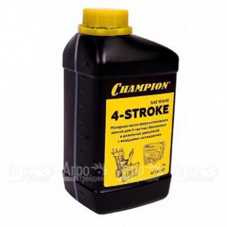 Масло полусинтетическое зимнее Champion SAE 10W40 API SL/CF 0.6 л для 4-тактных двигателей  в Челябинске