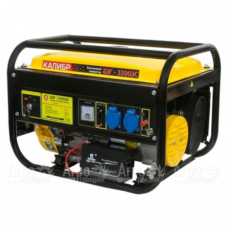 Бензогенератор Калибр БЭГ-3500ЭС 3 кВт в Челябинске
