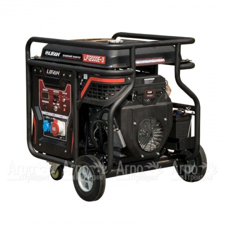 Бензогенератор Lifan 12000E3A 10.5 кВт в Челябинске