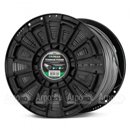 Профессиональная леска Titanium Power круглая 3 мм 992 м для триммеров Caiman  в Челябинске