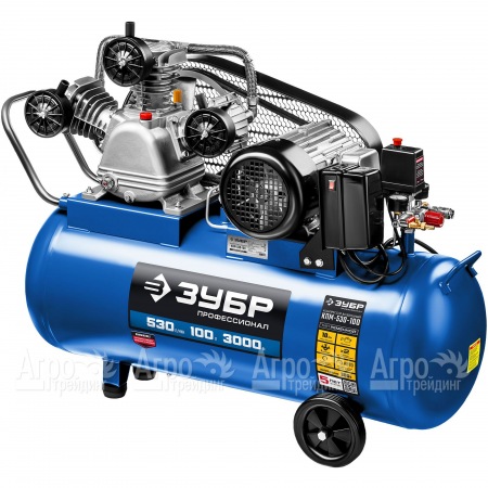 Компрессор ременной Зубр КПМ-530-100 в Челябинске