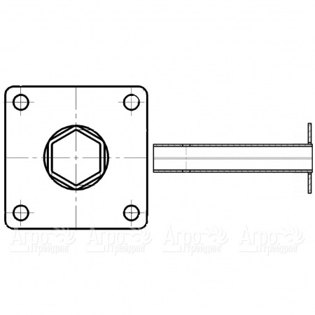 Ступица колеса 010621 для мотоблоков Целина в Челябинске