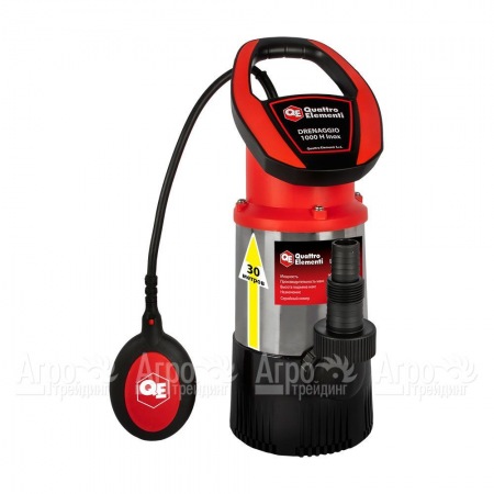 Дренажный насос Quattro Elementi Drenaggio 1000 H Inox в Челябинске