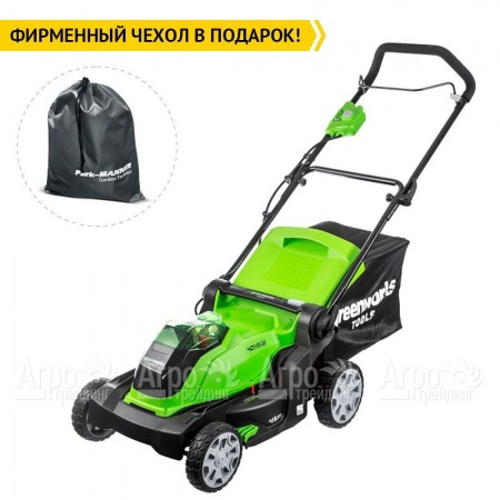 Газонокосилка аккумуляторная GreenWorks G40LM41K6  в Челябинске