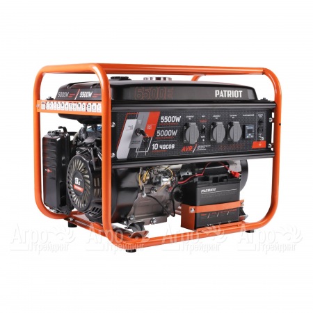 Бензогенератор Patriot GRS 6500E 5 кВт в Челябинске