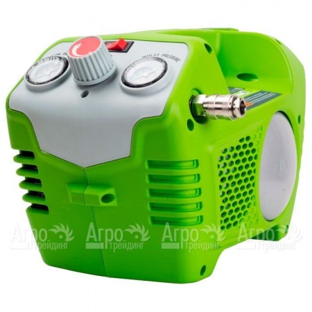 Компрессор воздушный безмасляный GreenWorks G40AC (без аккумулятора и зарядного устройства) в Челябинске