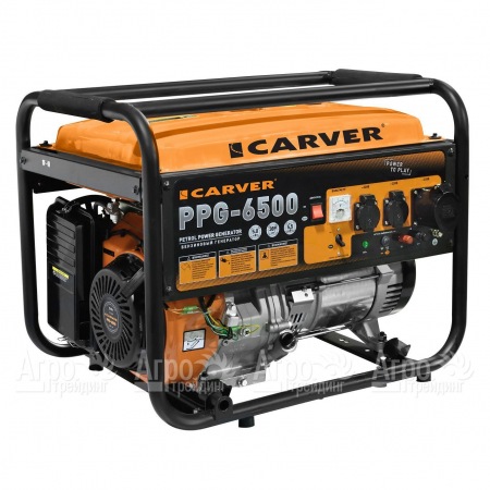Бензогенератор Carver PPG-6500 5 кВт в Челябинске