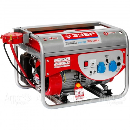 Бензин-газовый генератор Зубр ЗЭСГ-2500 2.5 кВт в Челябинске