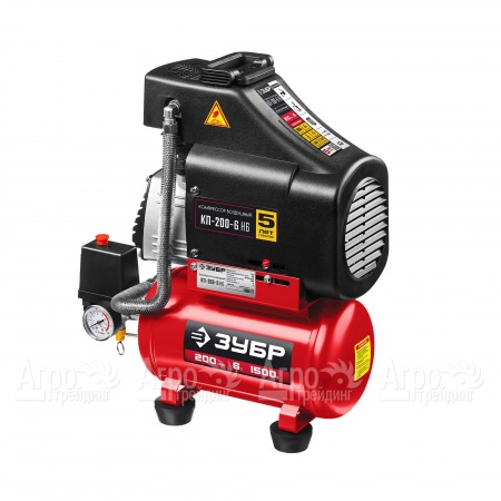 Компрессор воздушный безмасляный Зубр КП-200-6 Н6 в Челябинске