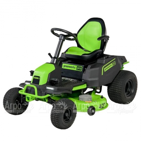 Садовый райдер аккумуляторный GreenWorks CrossoverT GC82LT107 в Челябинске