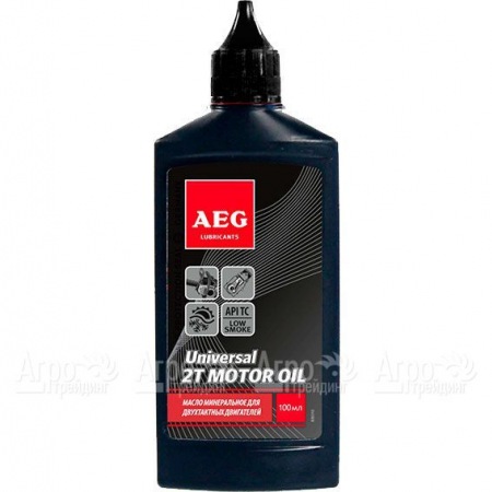 Масло AEG Semi Synthetic 2T Motor Oil API TC п/с 100 мл для 2-х тактных двигателей в Челябинске