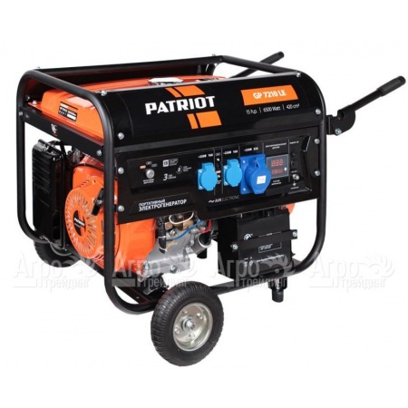 Бензогенератор Patriot GP 7210AE 6 кВт  в Челябинске