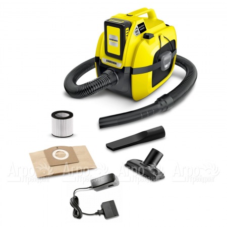 Хозяйственный пылесос Karcher WD 1 Compact Battery Set в Челябинске