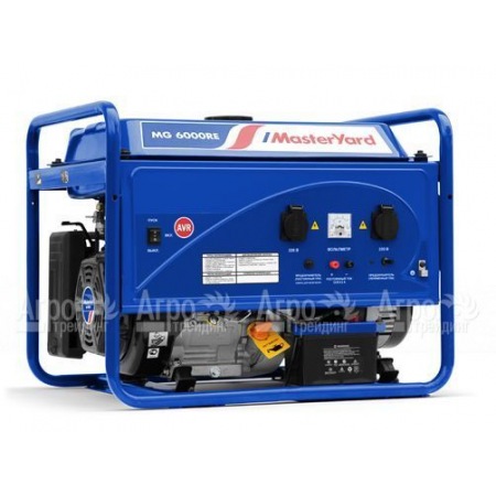 Бензогенератор MasterYard MG 6000RE 6.5 кВт в Челябинске