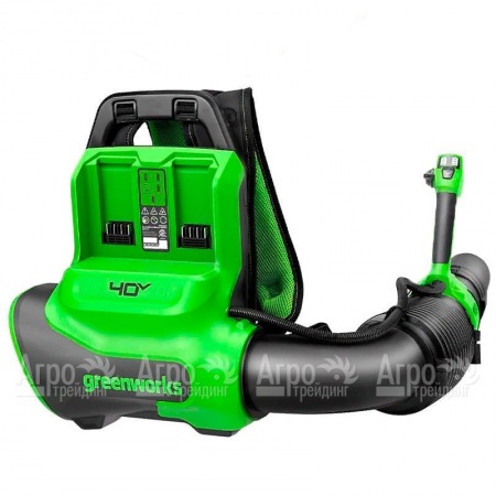 Воздуходувка аккумуляторная GreenWorks 40V 2408107 (без аккумулятора и зарядного устройства)  в Челябинске