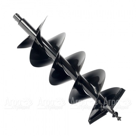 Шнек двухзаходный Patriot D 252 для грунта, длина 800 мм  в Челябинске