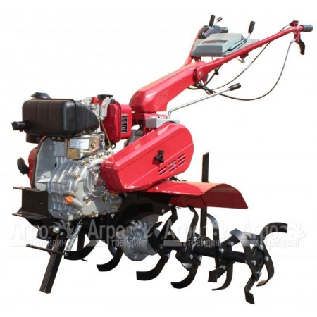 Мотоблок AgroStar AS 610 с двигателем AgroMotor 178 F 7 л.с. (с колесами 4х8) (фрезы в комплекте) в Челябинске