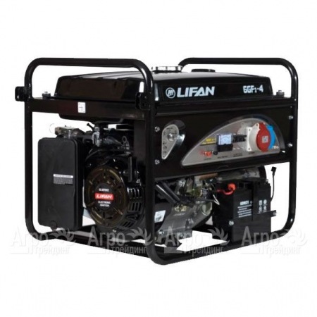 Бензогенератор Lifan 6 GF2-4 6 кВт в Челябинске