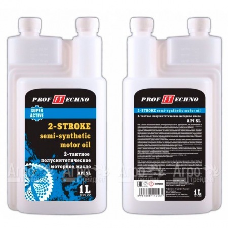 Масло полусинтетическое с дозатором Profftechno 1 л для 2-х тактных двигателей в Челябинске