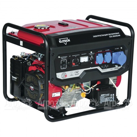 Бензин-газовый генератор Elitech СГГ 9500ЕМ 7 кВт в Челябинске