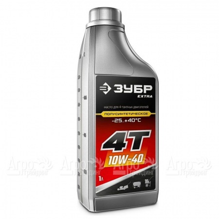 Масло полусинтетическое Зубр Extra 4Т-10W40 1 л для 4-х тактных двигателей в Челябинске