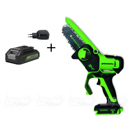 Аккумуляторная пила GreenWorks G24MCS10K2 в Челябинске