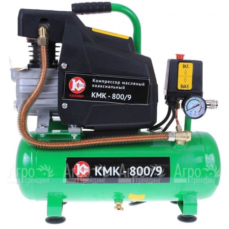 Компрессор масляный коаксиальный Калибр КМК-800/9 в Челябинске