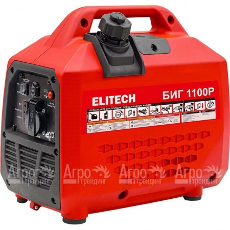 Бензогенератор инверторный Elitech БИГ 1100Р 1 кВт в Челябинске