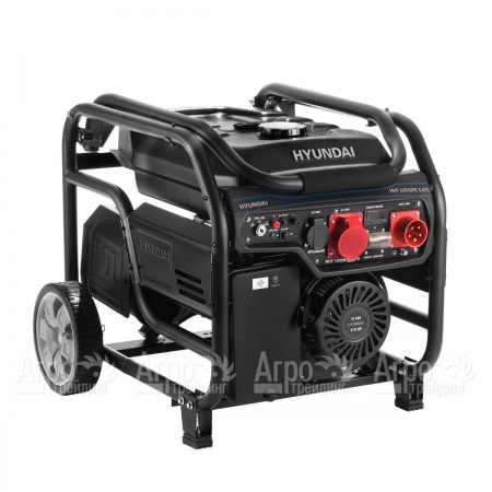 Бензогенератор Hyundai HHY 10050FE-3 ATS 7.5 кВт в Челябинске