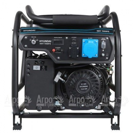 Бензогенератор Hyundai HHY7050FE 5 кВт в Челябинске