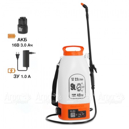 Аккумуляторный опрыскиватель Daewoo DSA 9Li в Челябинске