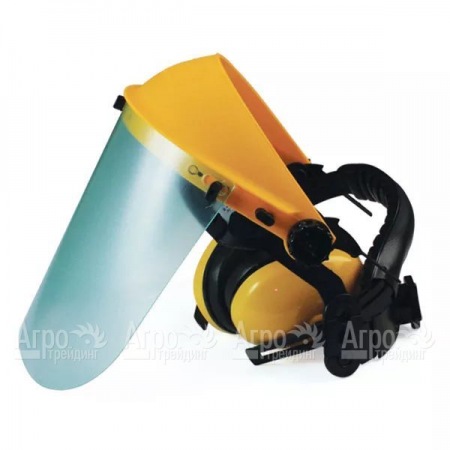 Маска защитная (плекс) с наушниками Unisaw Professional Quality  в Челябинске