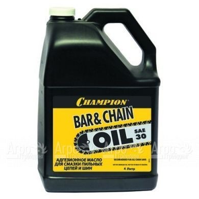 Масло адгезионное Champion 4 л для смазки цепей и шин в Челябинске