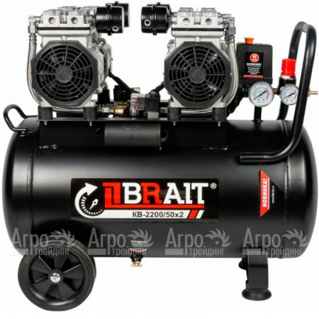 Компрессор безмаслянный Brait КB-2600/50Х2 в Челябинске