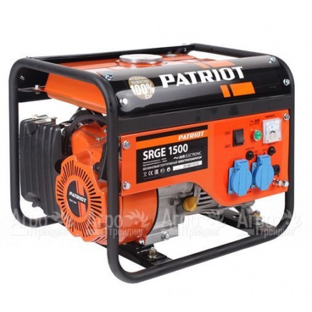 Бензогенератор Patriot Max Power SRGE 1500 1 кВт в Челябинске