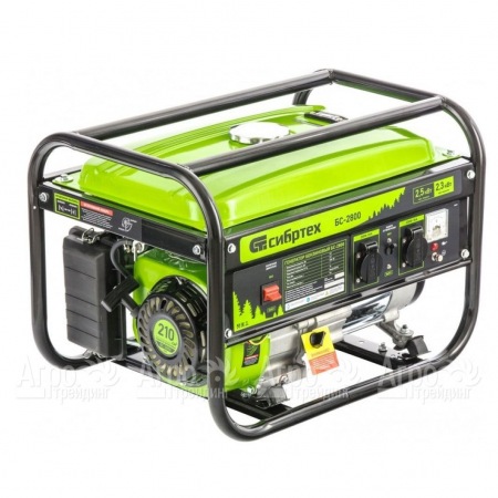 Бензогенератор Сибртех БС-2800 2.3 кВт в Челябинске