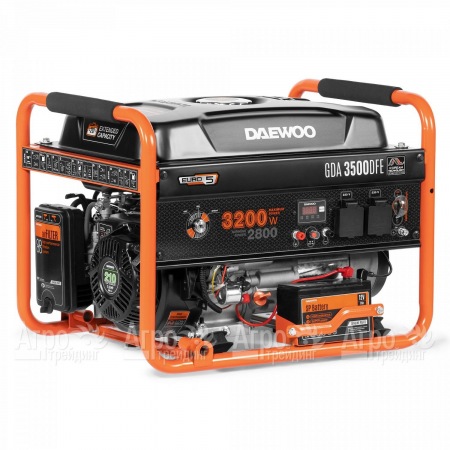 Бензин-газовый генератор Daewoo GDA 3500 DFE 2.8 кВт в Челябинске
