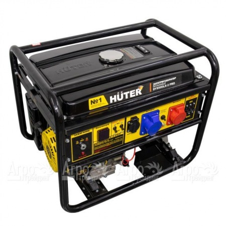 Бензогенератор Huter DY9500LX-3 Pro 7.8 кВт в Челябинске