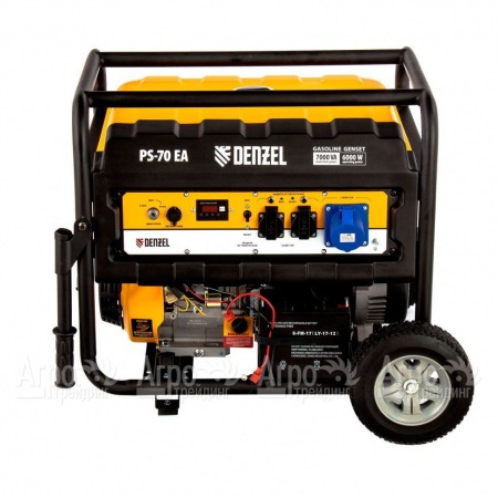 Бензогенератор Denzel PS-70 EA 6 кВт в Челябинске