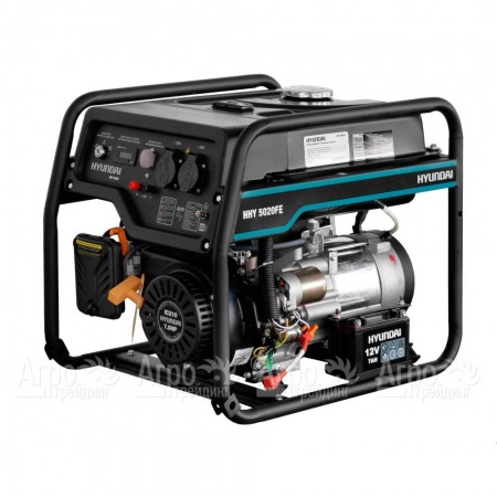 Бензогенератор Hyundai HHY 5020FE 4 кВт в Челябинске
