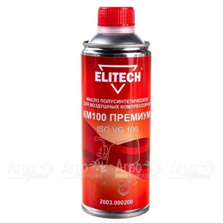 Масло полусинтетическое Elitech КМ100 2003.000200 ISO 100 0.45 л для воздушных компрессоров  в Челябинске