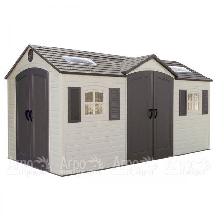 Пластиковый сарай LifeTime 15х8 DD в Челябинске