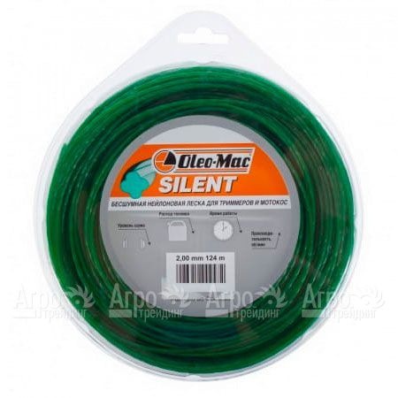 Леска 2.0 мм 126 м Black Titanium Twist для триммеров Oleo-Mac  в Челябинске