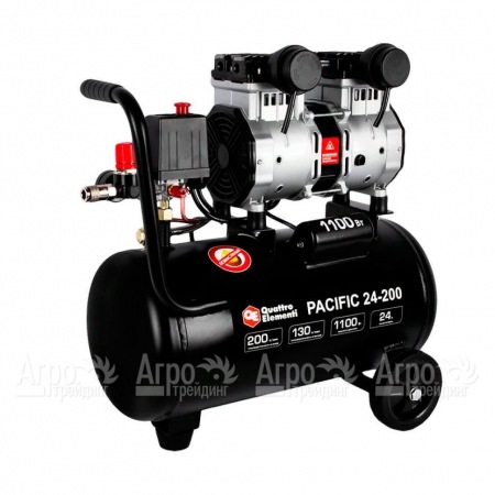 Компрессор безмаслянный Quattro Elementi Pacific 24-200 в Челябинске